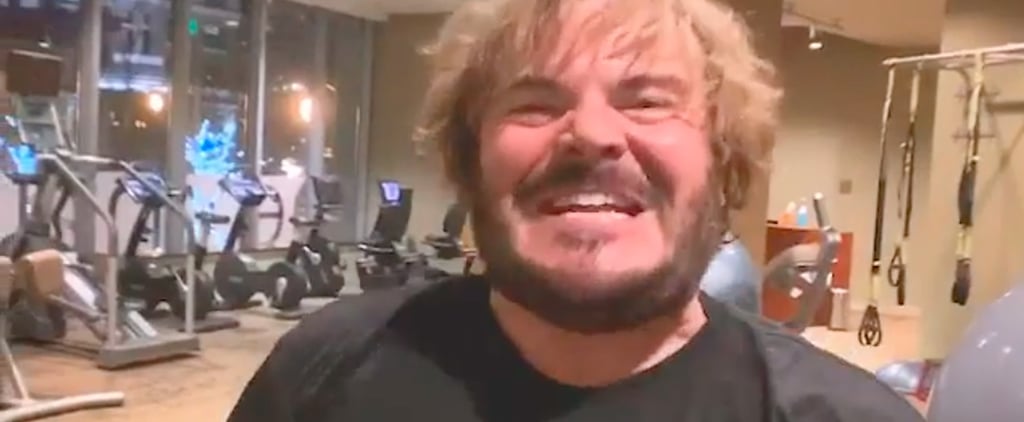 Jack Black Trying Chris Hemsworth's Workout Video