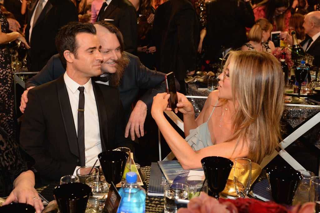 Jennifer Aniston and Justin Theroux at Critics' Choice 2016