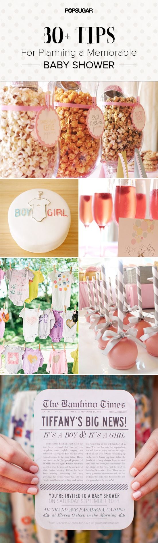 30+ Tips and Tricks to Make Your Baby Shower Shine