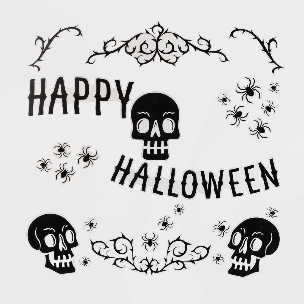 Happy Halloween With Skulls Wall Decal Target Halloween Decorations