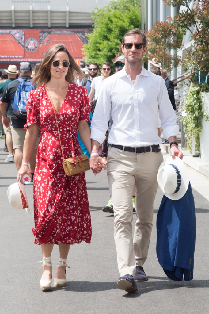 Pippa Middleton and James Matthews at French Open in Paris
