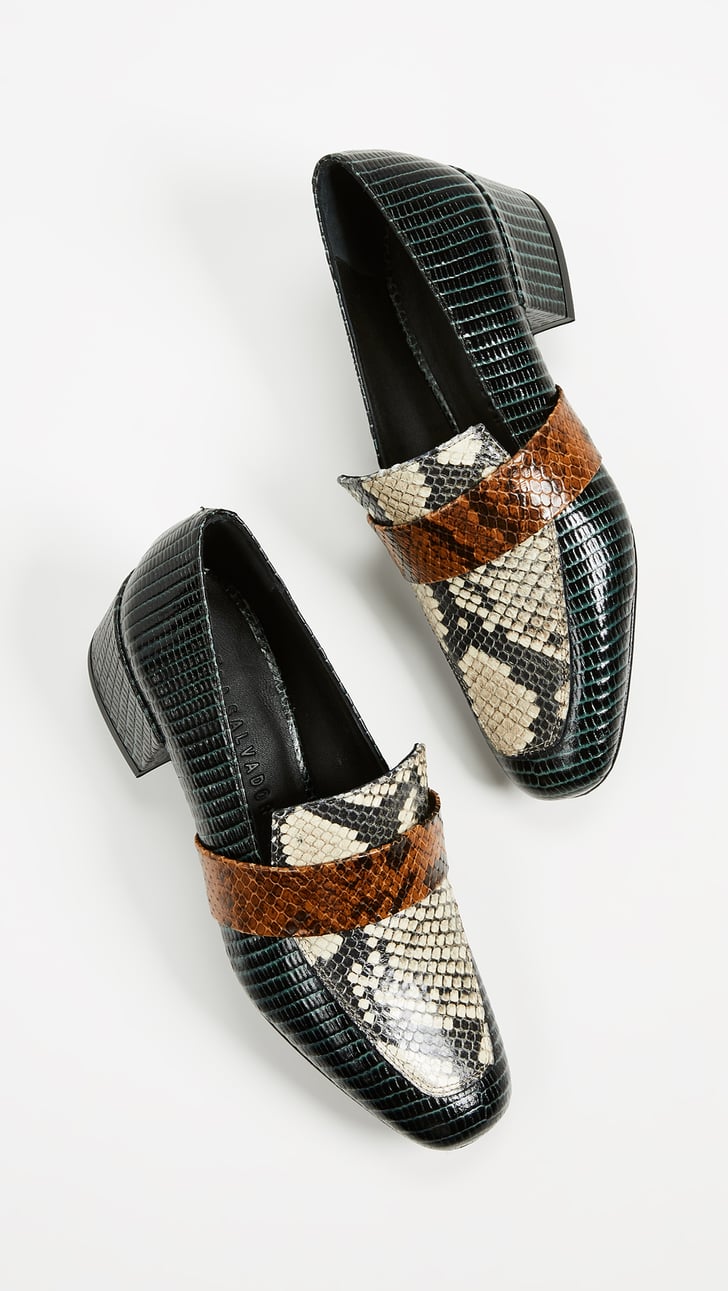 freda salvador almond toe loafer