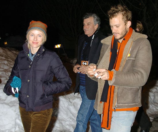 Naomi Watts and Heath Ledger were together at the 2004 Sundance festival.
