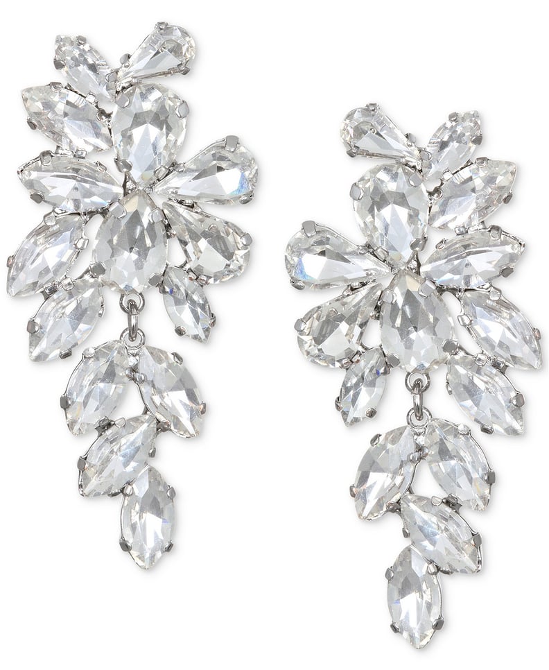 Badgley Mischka Crystal Arch drop Earrings