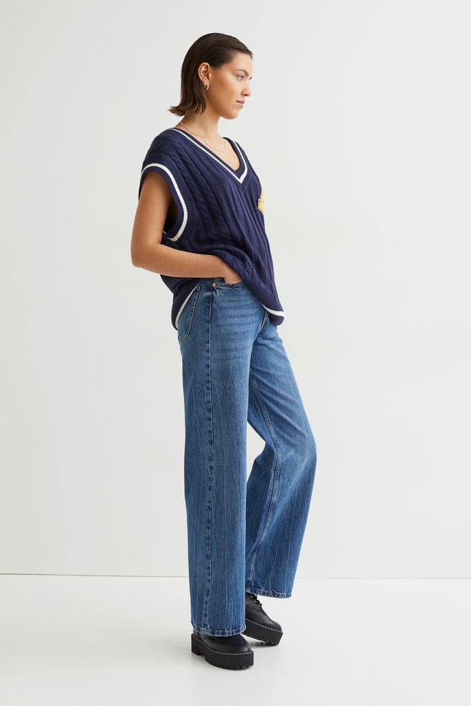 Wide High Jeans