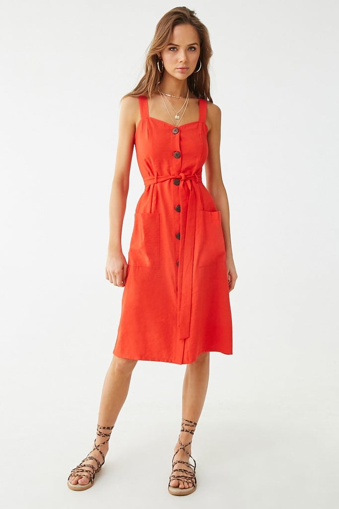 Belted Midi Dress | Best Summer Dresses From Forever 21 | POPSUGAR ...