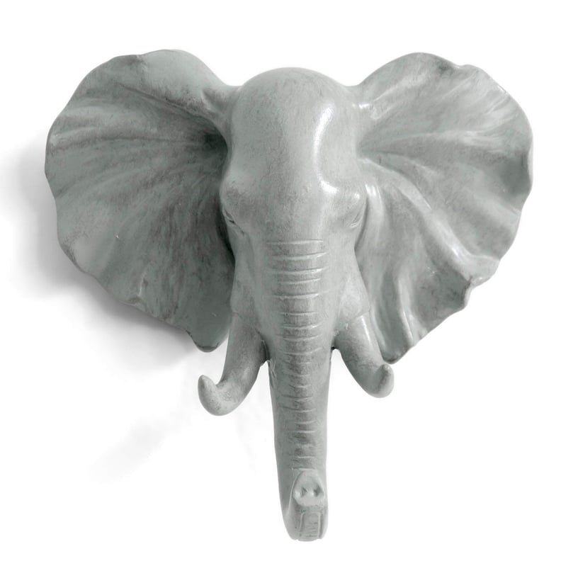 For Elephant Fans: Herngee Elephant Head Single Wall Hook