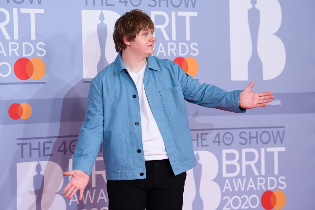 Lewis Capaldi on the 2020 BRIT Awards Red Carpet