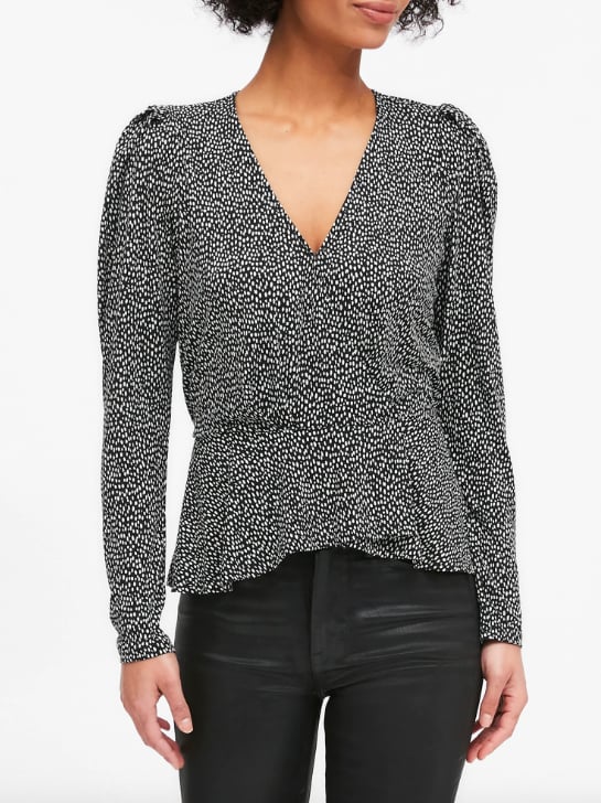 Peplum Wrap Top