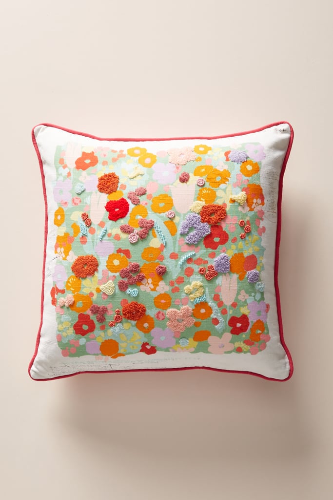 Paule Marrot Embroidered Posies Pillow.