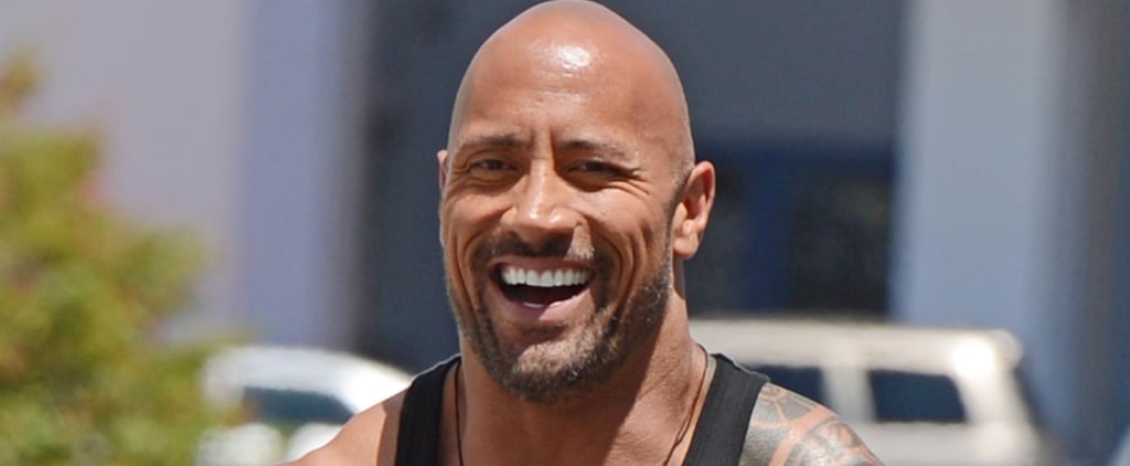 Dwayne Johnson in Tight Shirts Pictures