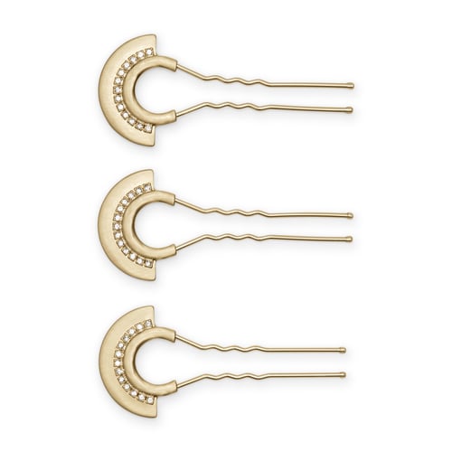 Small Crystal Pavé Fan Pin Set