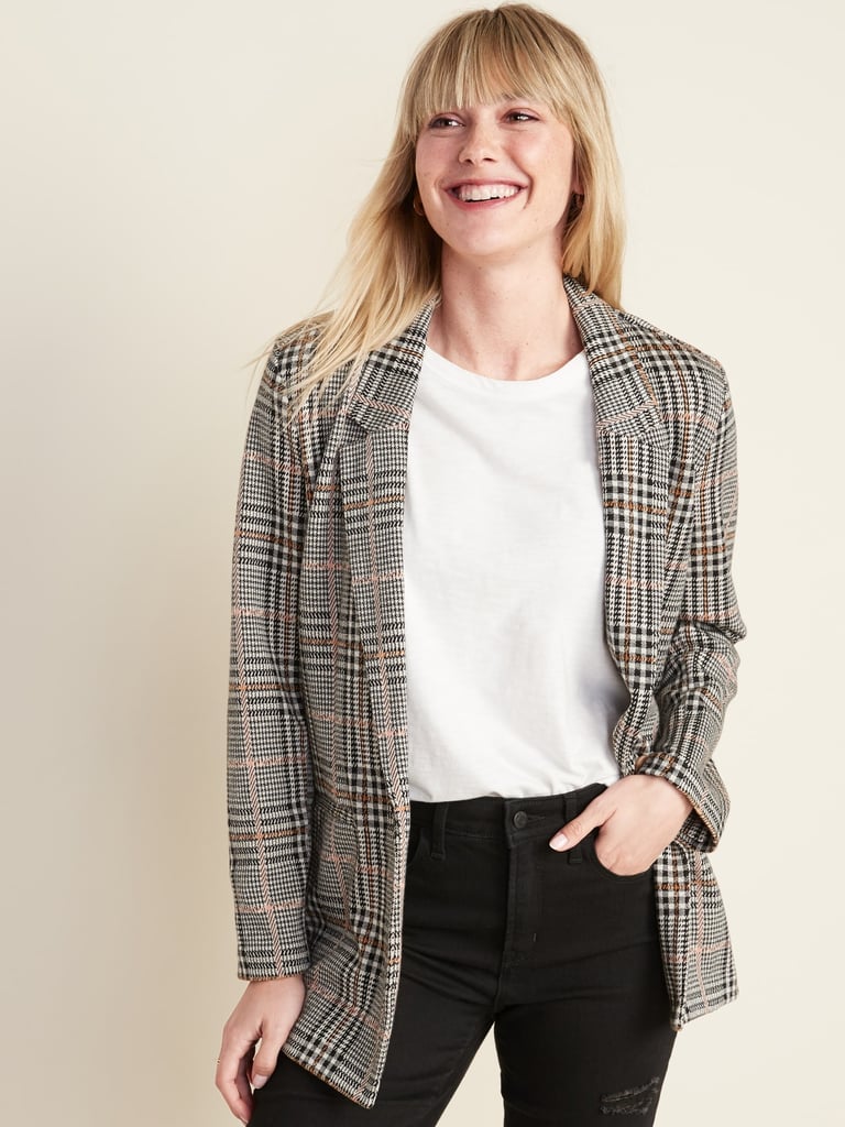 old navy gray blazer