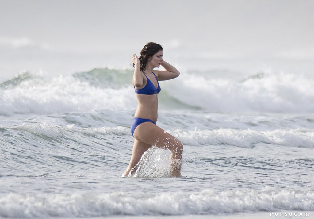 Lorde on the Beach in New Zealand Pictures May 2016