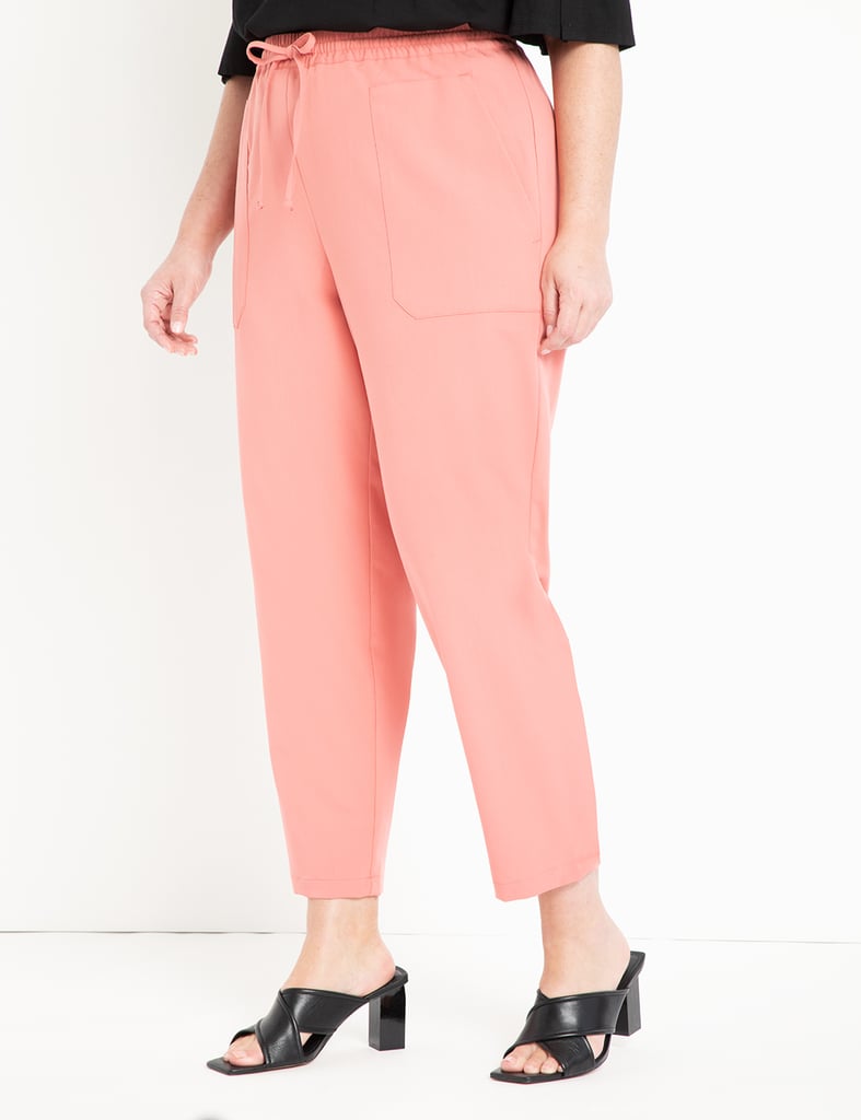 ELOQUII Relaxed Pant with Patch Pockets