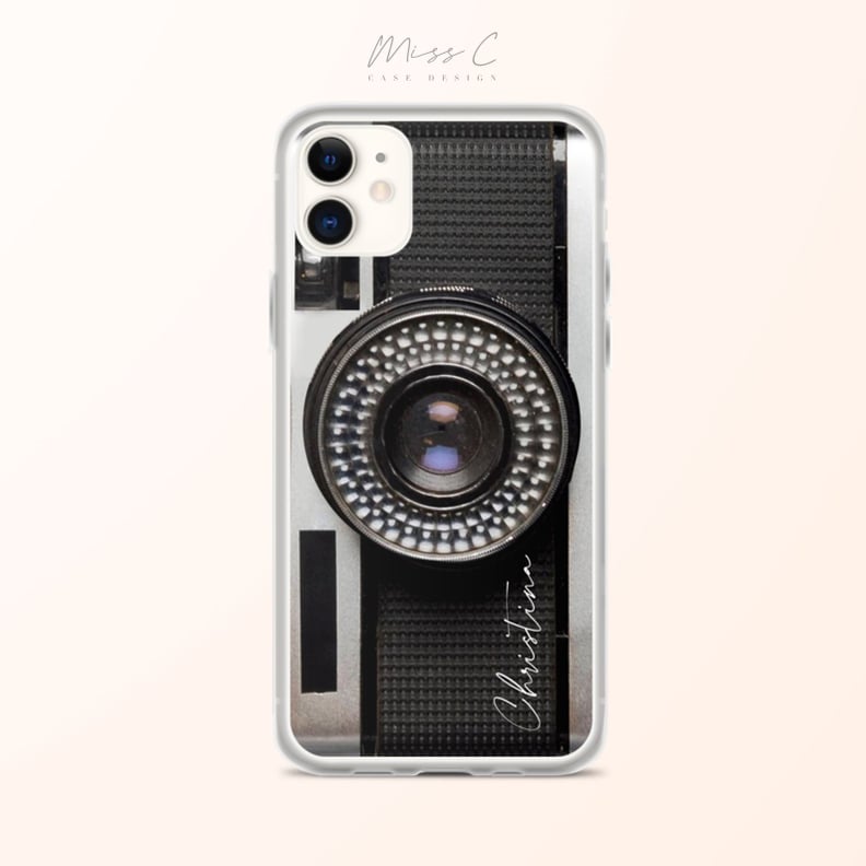 Personalized Name Retro Camera Phone Case