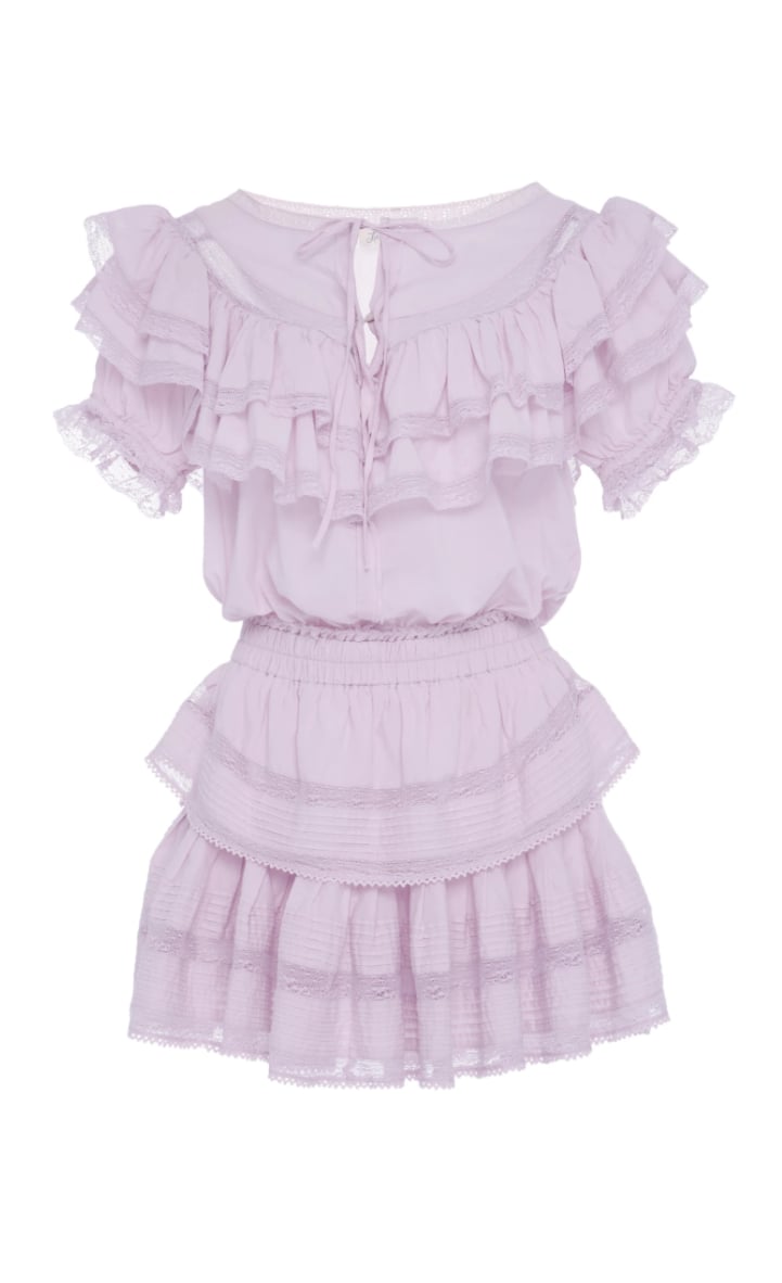 LoveShackFancy Liv Dress | Ashley Graham's Purple Birthday Dress 2017