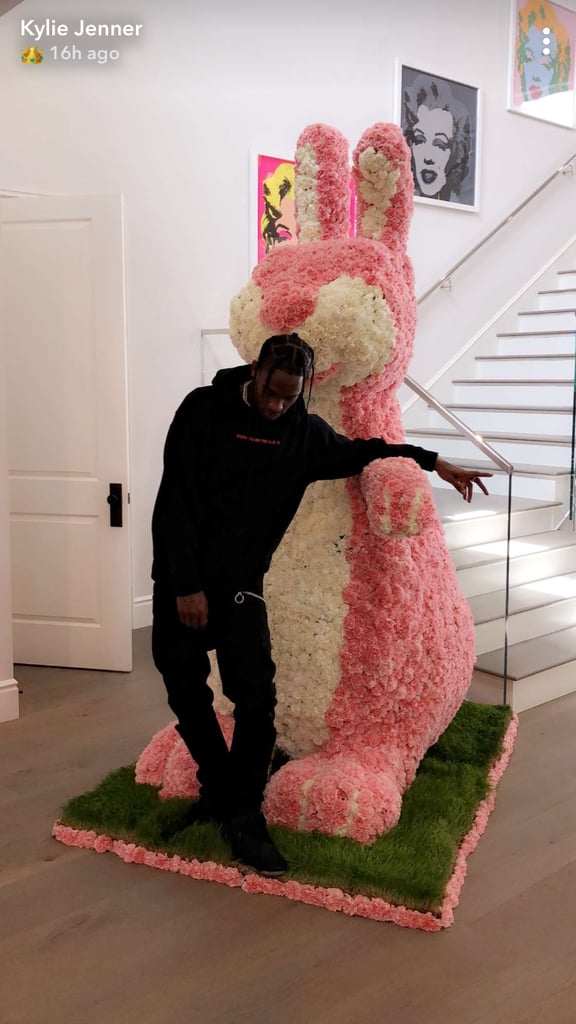 Kylie Jenner, Travis Scott, and Stormi Easter Photos 2018