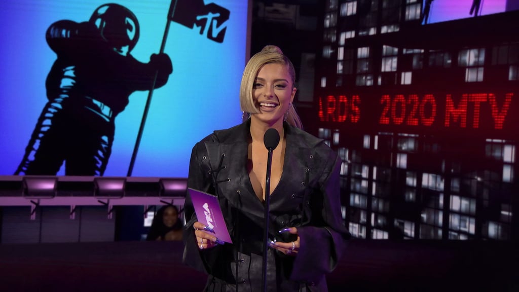 Bebe Rexha at the 2020 MTV VMAs