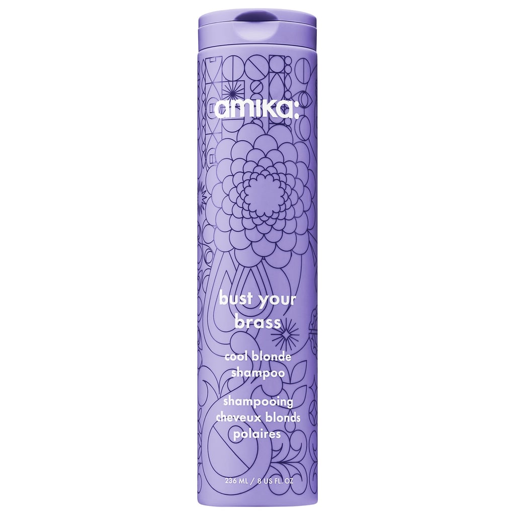 Amika Bust Your Brass Cool Blonde Shampoo Best Purple Shampoo