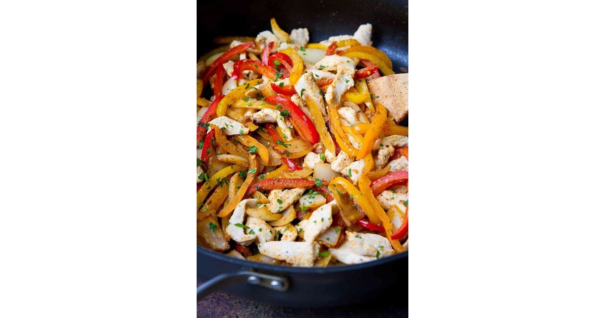 Chicken Fajitas Cauliflower Rice Bowl LowCarb Instant Pot Recipes