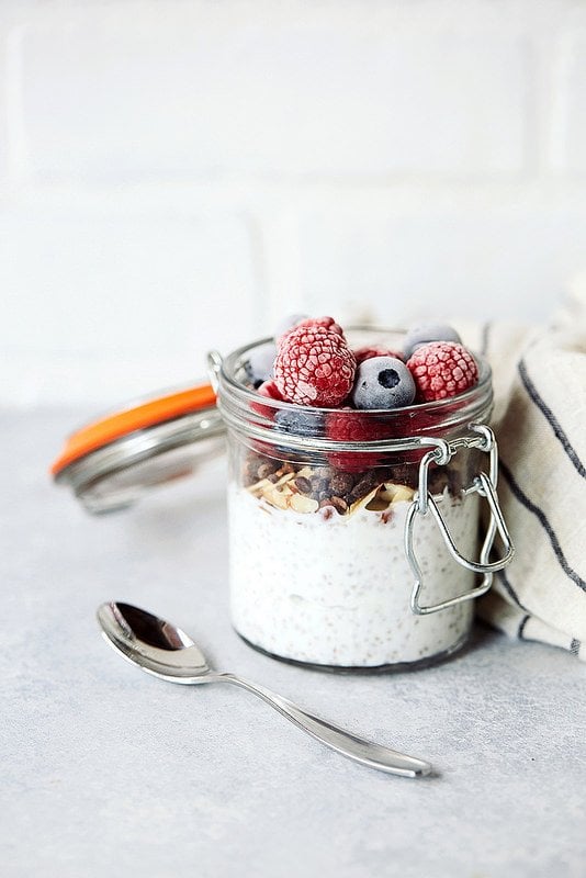 Keto: Yogurt Chia Pudding Parfait