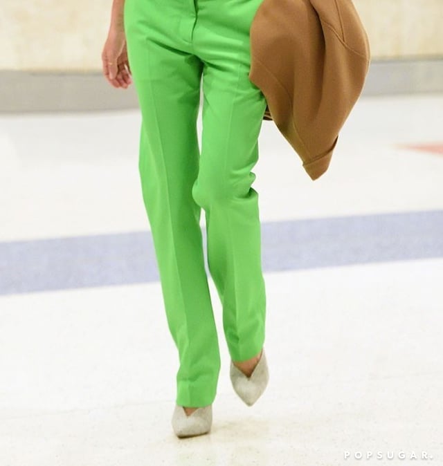 outfits with lime green pants