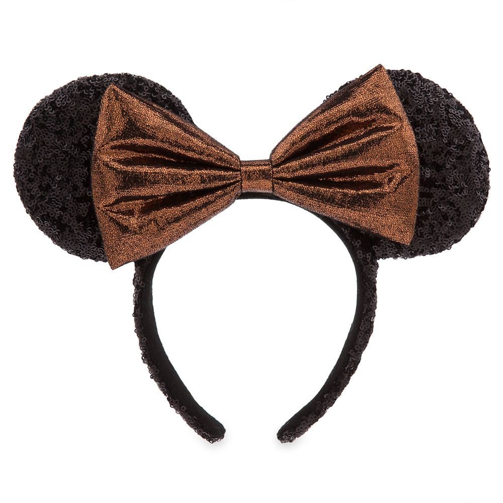 Belle Bronze Minnie Mouse Sequinned Ear Headband