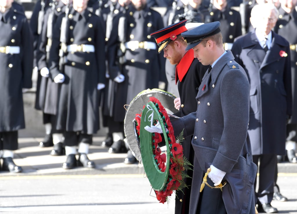 Kate Middleton and Prince William on Remembrance Day 2016