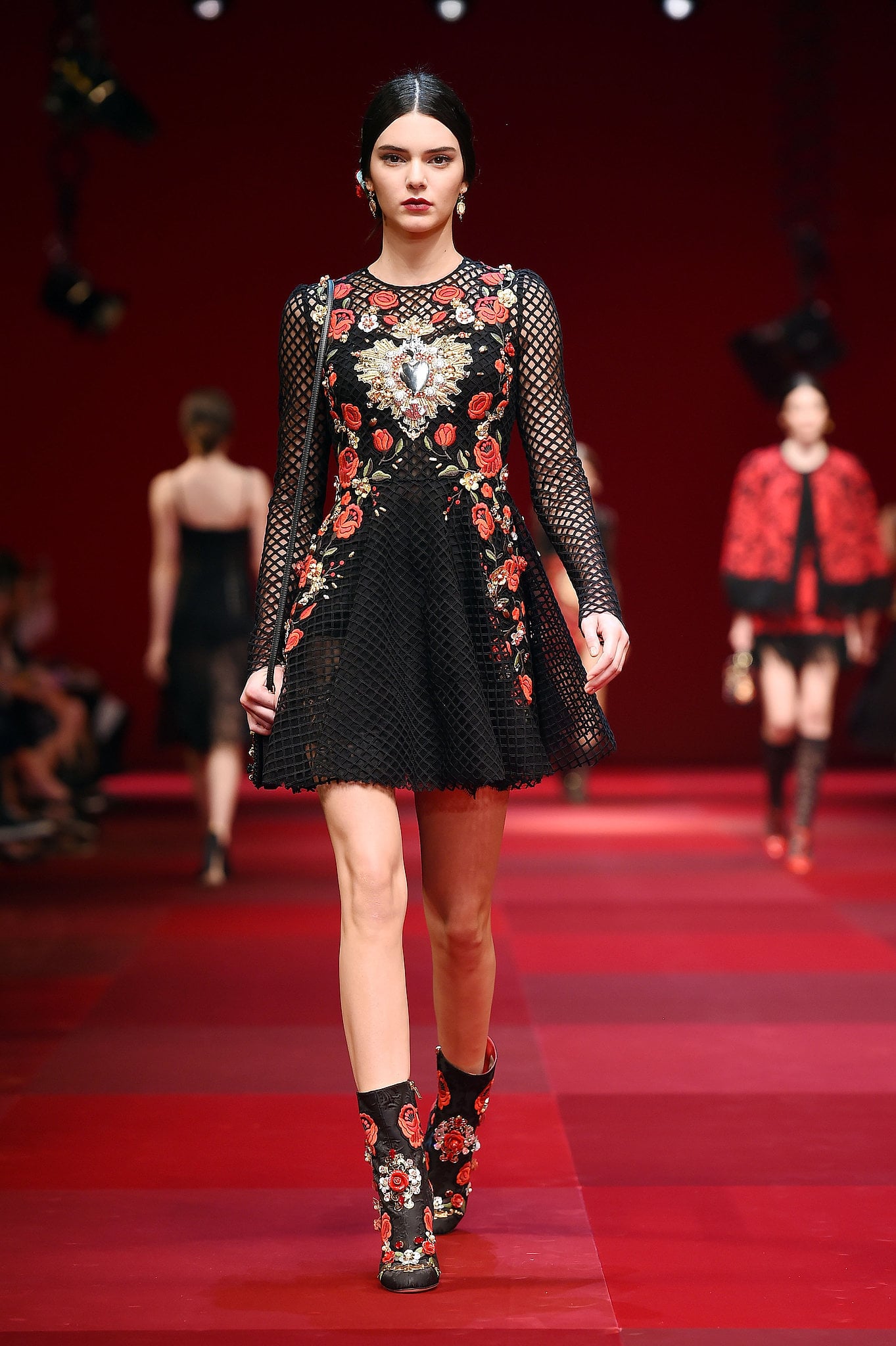 Kendall jenner dolce top and gabbana dress