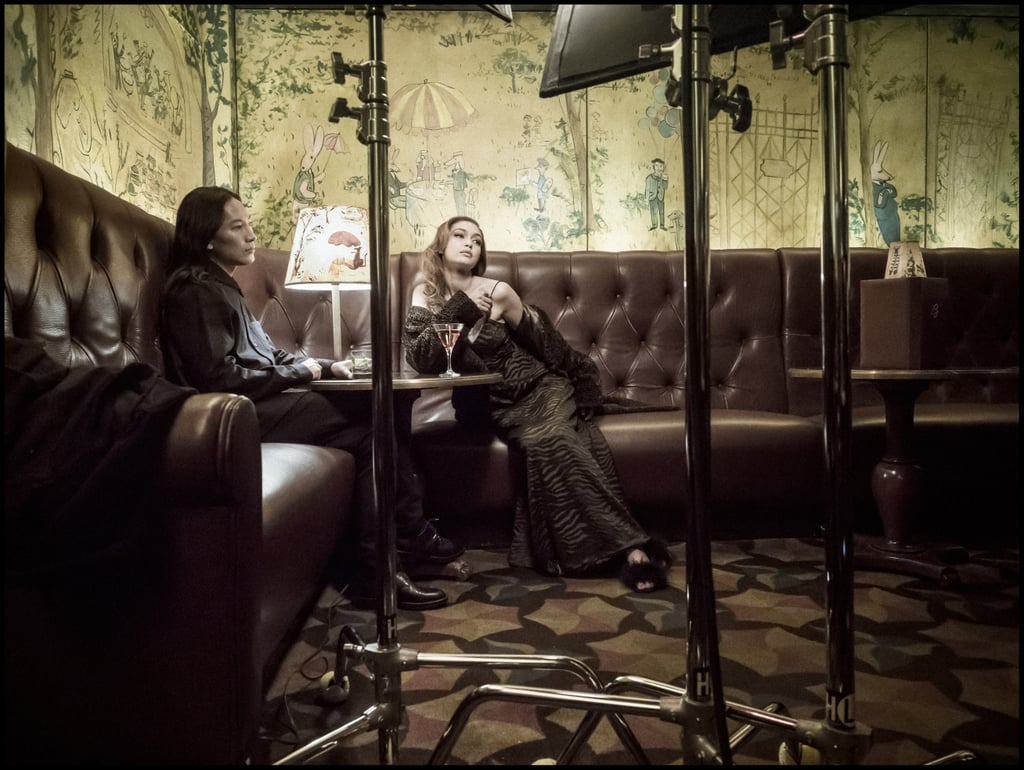 See Behind-the-Scenes Shots of Albert Photographing and Working With Gigi and Alexander