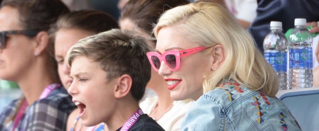 Gwen Stefani and Sons at 2015 BNP Paribas Open | Photos