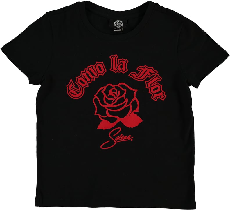 Selena Como La Flor Black Heart Song Lyric Print