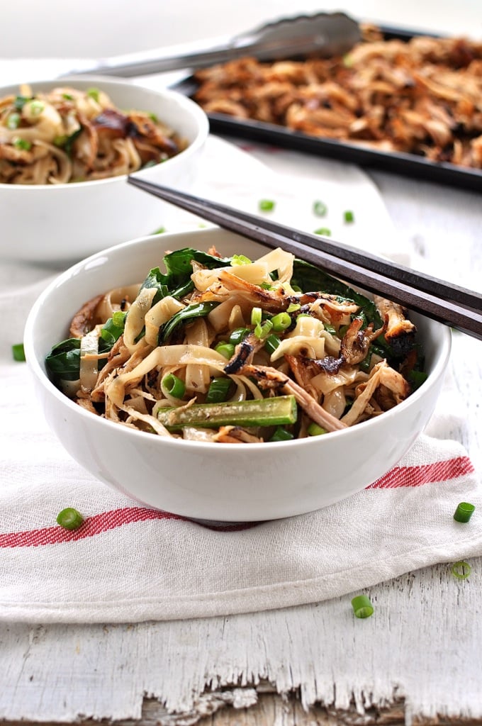 Crispy Shredded Chicken Noodle Stir-Fry