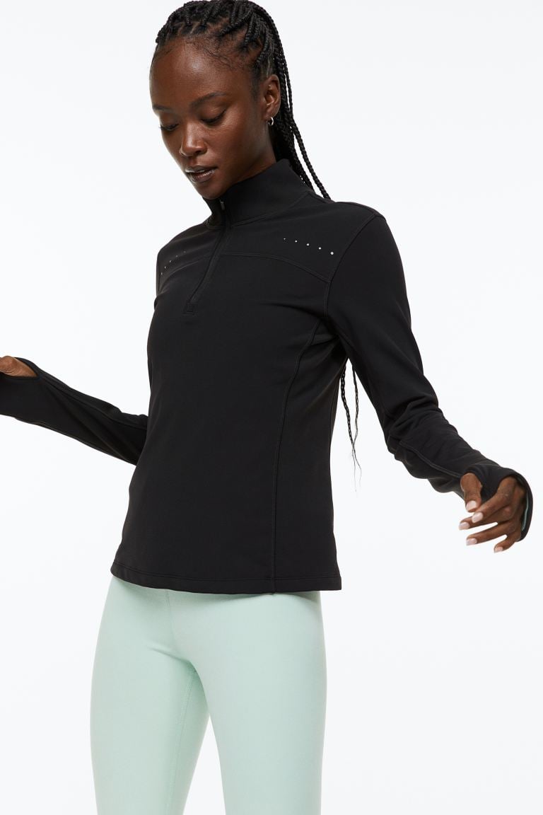 Best Cold-Weather Workout Clothes: H&M DryMove™ Warm Running Top