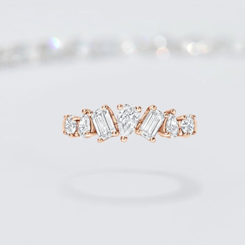 Miss Diamond Ring Le Femme Half Circle Ring