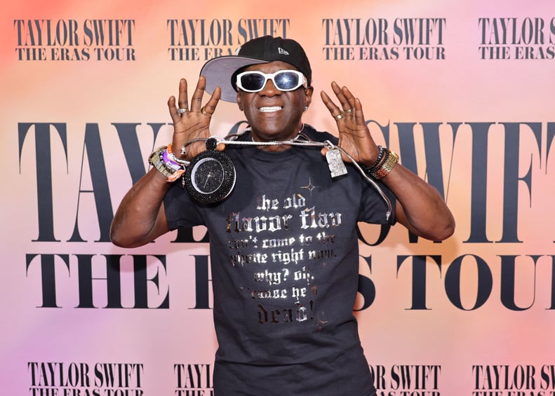 Flavor Flav Attends Taylor Swift's Eras Tour Concert Movie Premiere