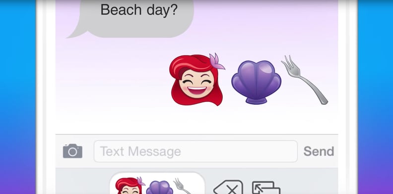 Ariel's emoji are perfect.