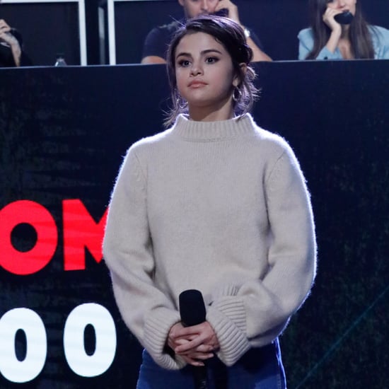 Selena Gomez Wearing Khaite Beige Sweater