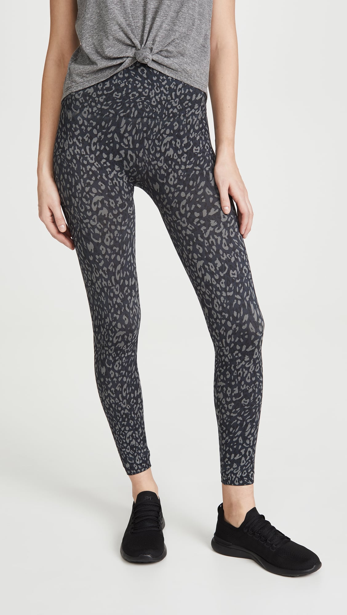 leopard print athletic leggings