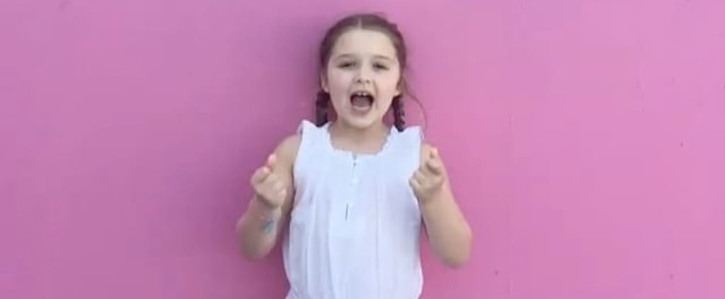 Harper Beckham Singing "Happy Birthday" to Victoria 2017