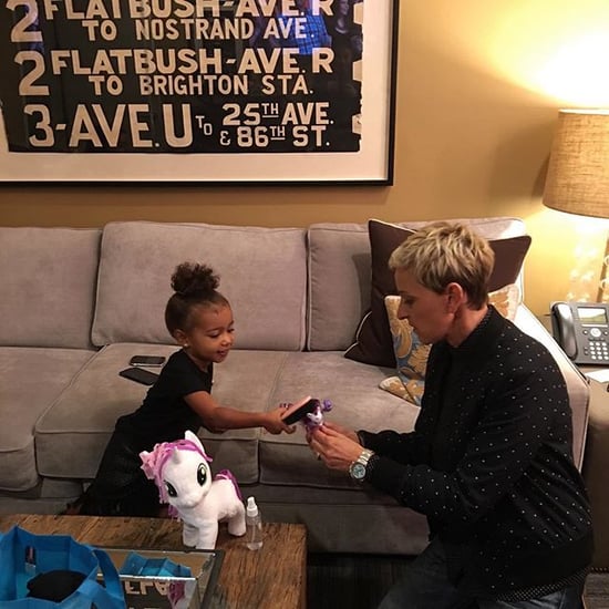 North West and Ellen DeGeneres Photo