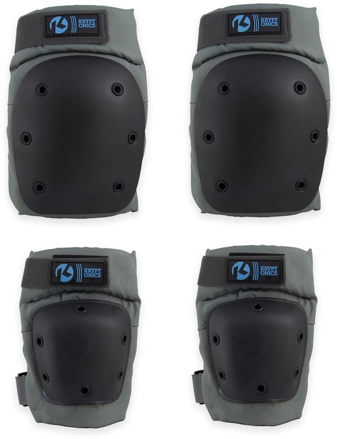 Kryptonics Pro Battleship Knee and Elbow Pad Set