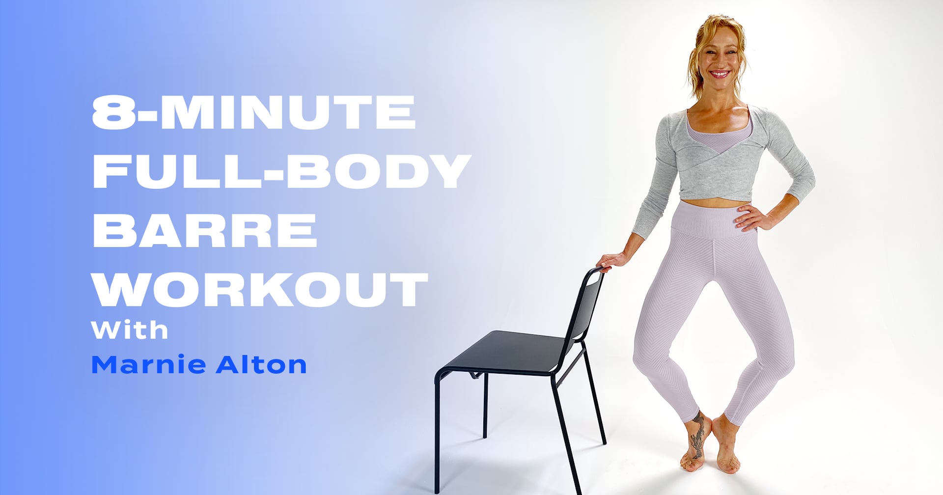 8 Minute Barre Workout With Marnie Alton POPSUGAR Fitness