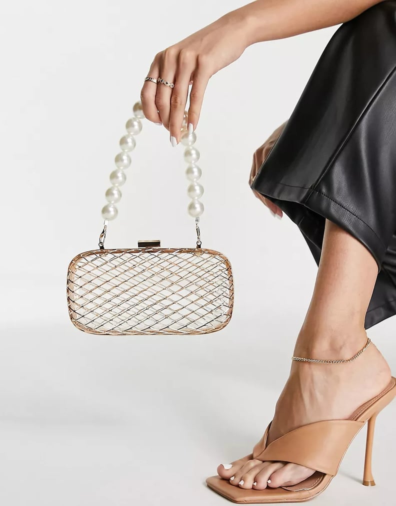 An Evening Bag: ASOS Design Caged Clutch Bag