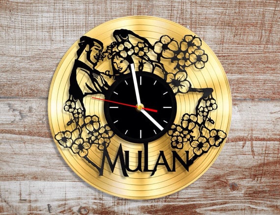 Mulan Vinyl Wall Clock