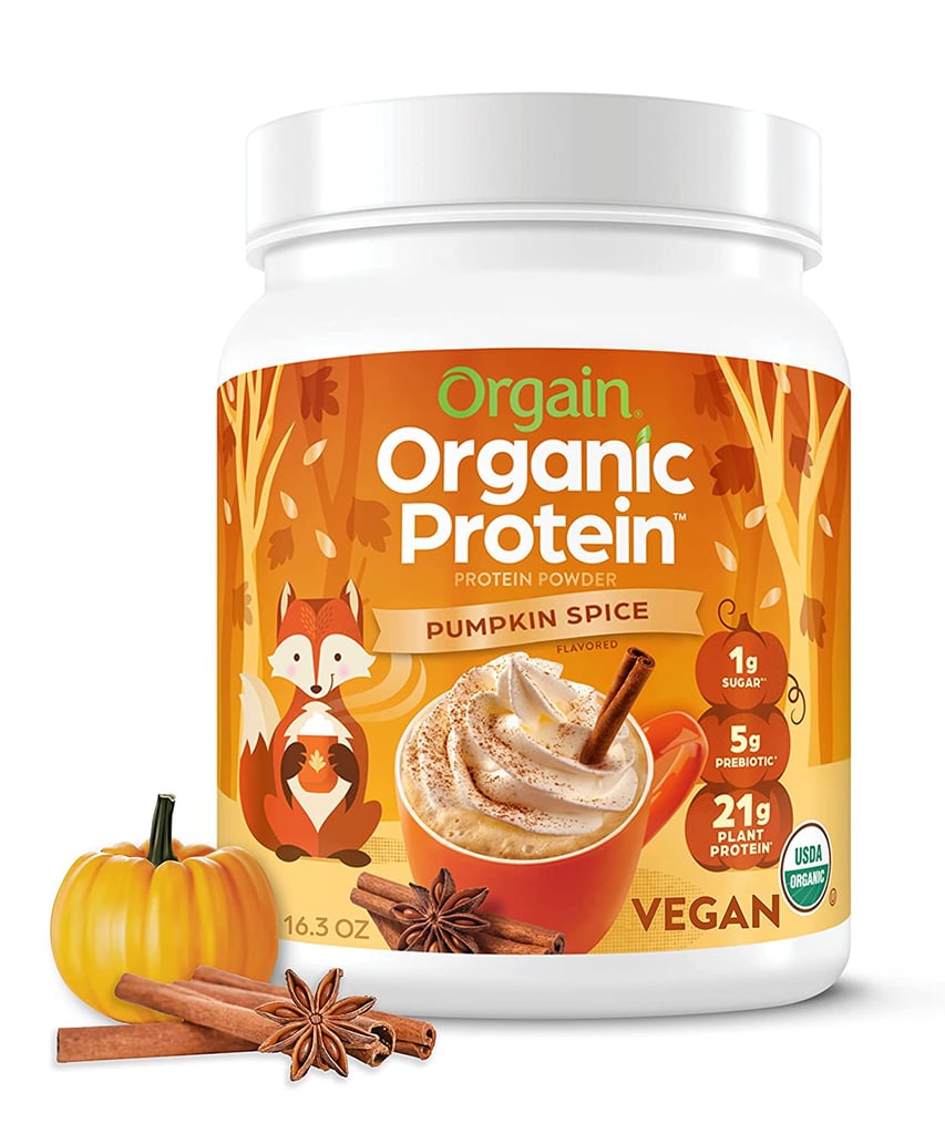 Pumpkin Spice Protein Powder: Orgain Organic Vegan Protein Powder, Pumpkin Spice