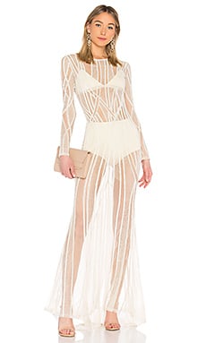 X by NBD Eclipse Gown in Ivory