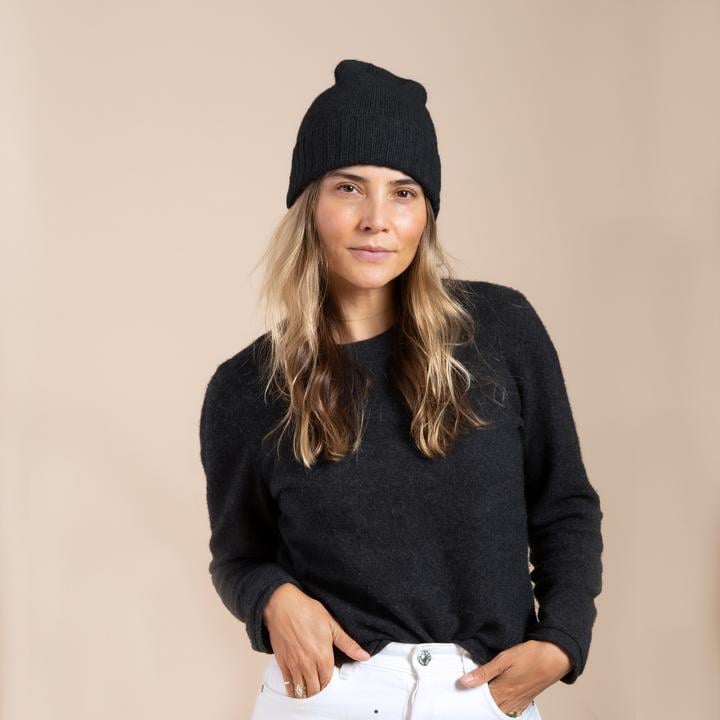 Meghan's Hat Attack Cashmere Slouchy Cuff Hat
