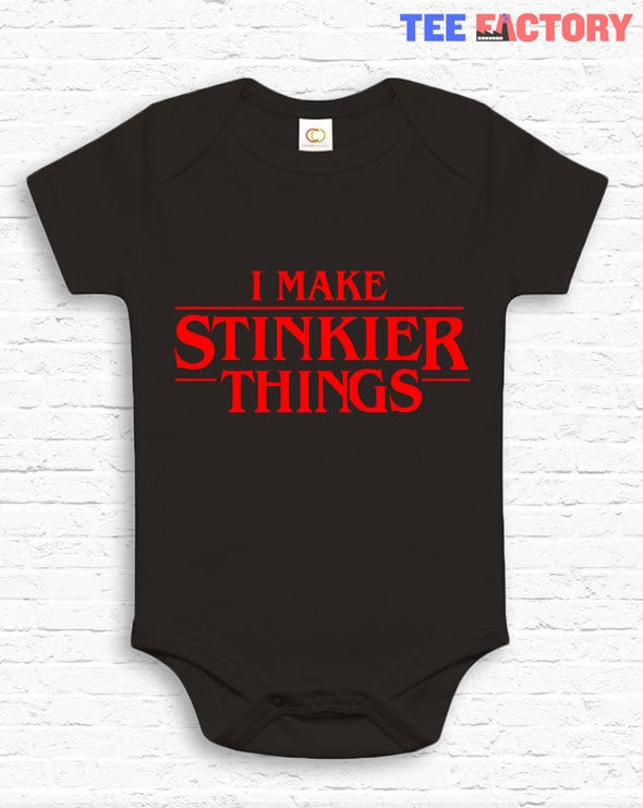 Infant's Stranger Things 85 Character Stripes Onesie - White - 18 Months :  Target